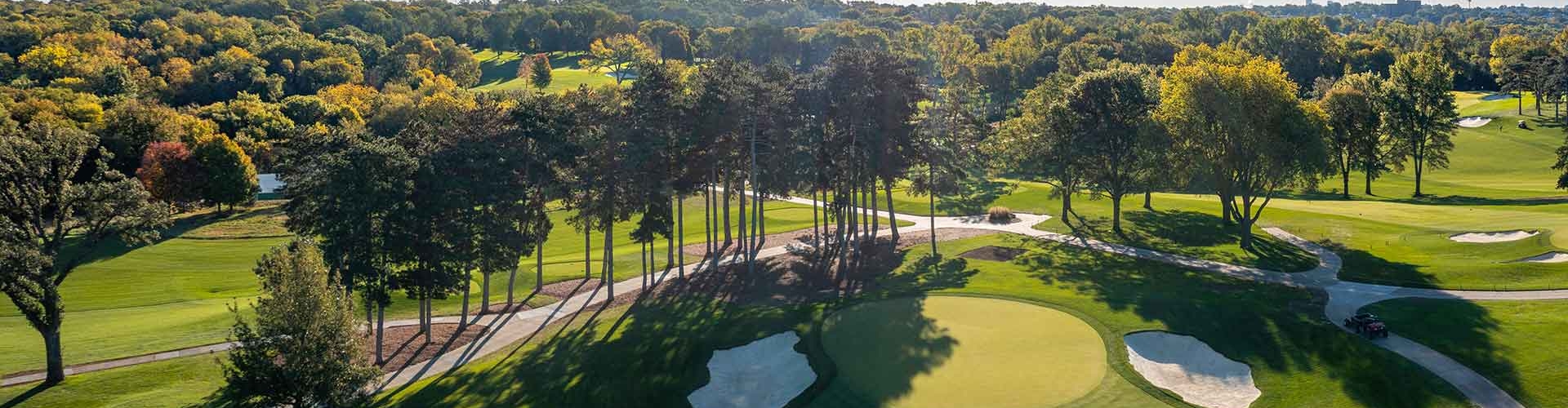 Aerial Photo of Omaha Country Club with RTF Sod