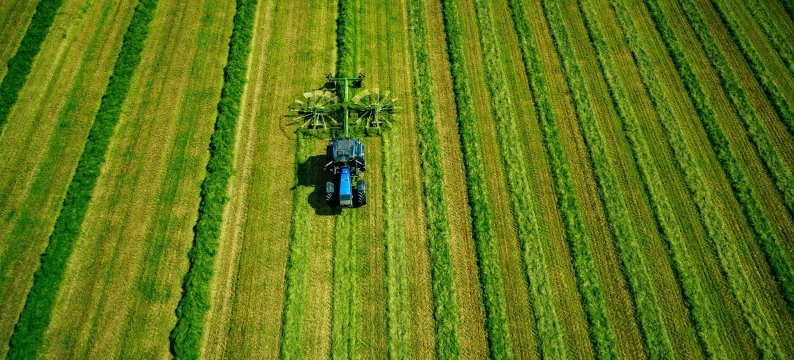 Agricultural Vehicle in Field