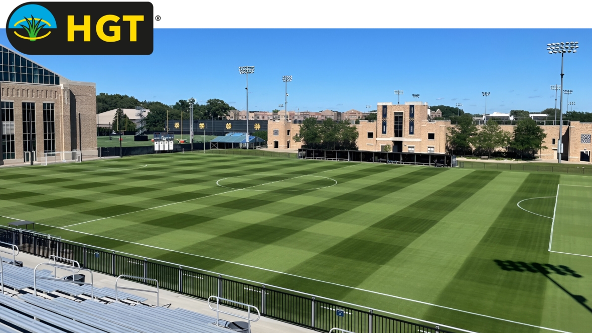 Notre Dame Soccer field with HGT